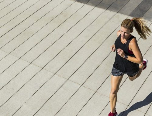 femme qui fais du running